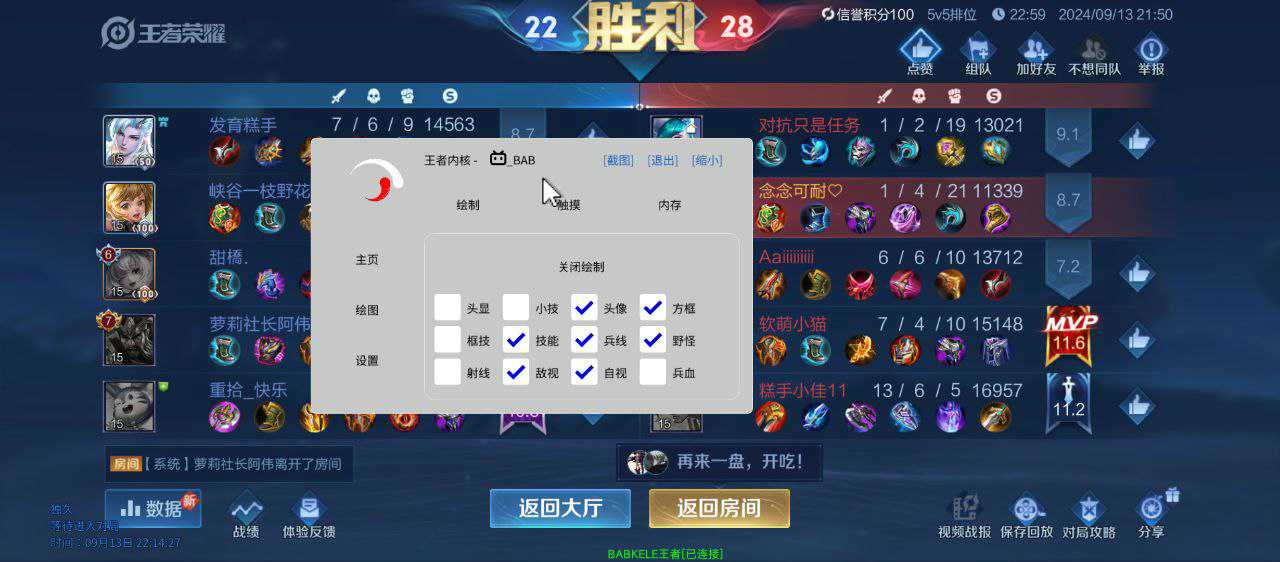 王者荣耀UN辅助科技